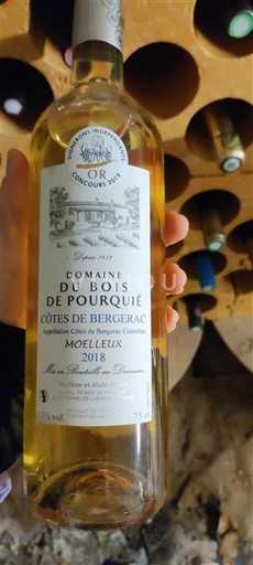 Lounais-Ranska Côtes-de-bergerac Domaine Bois de Pourquié 2018