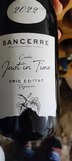 Loiredalen Sancerre Eric Cottat Just in Time 2022