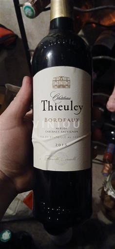 Bordeaux Château Thieuley 2015
