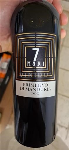 Apulia Primitivo di Manduria 7 Muri 2022