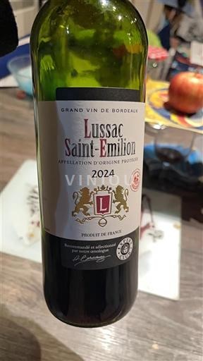 Bordeaux Lussac-saint-émilion Saint Émilion 2024