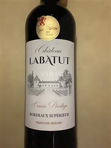 Bordeaux Bordeaux Supérieur Château Labatut Prestige - Récoltant 2023