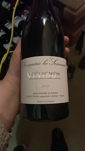 Víno Rouge sec Domaine La Soumade 2015 Francie Údolí Rhôny Côtes-du-Rhône AOC