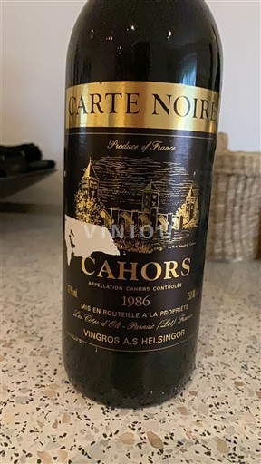 Sud-Ovest Cahors Carte Noire 1986