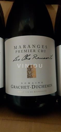 Burgundsko Maranges Premier Cru Domaine Grachet-Duchemin Les Clos Roussots Neročník