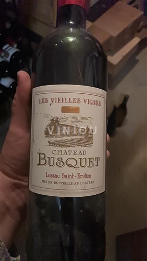 Bordeaux Lussac-Saint-Émilion Château Busquet Les Vieilles Vignes 2014