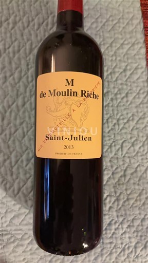 Burdeos Saint-Julien Château Moulin Riche M de Moulin Riche 2013