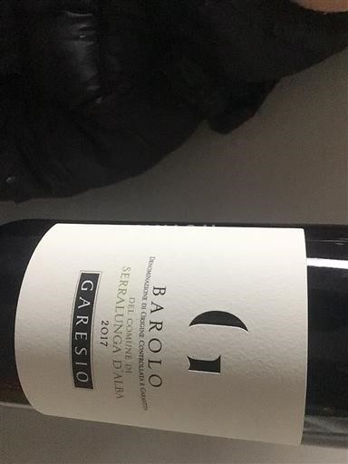 Piemonte Barolo Garesio Serralunga d'Alba 2017