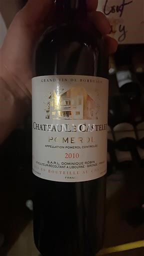 Bordeaux Pomerol Château Le Castelet 2010