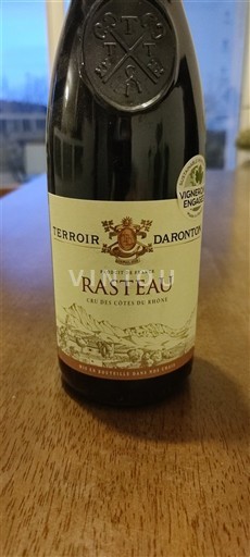 Rhônen laakso Rasteau Terroir Daronton Ei vuosikertaa