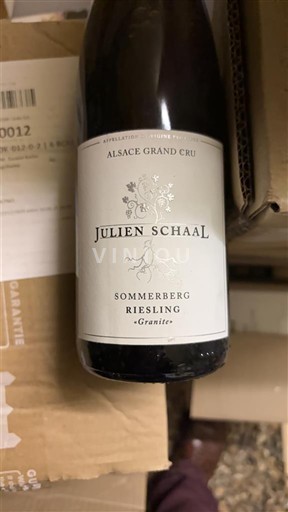 Elsass Riesling Grand Cru Julien Schaal Sommerberg Riesling Granits 2018
