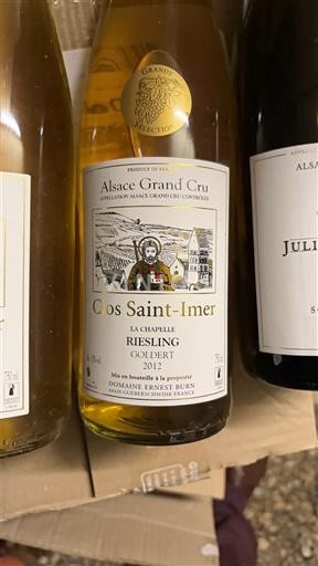 Elsass Riesling Grand Cru Domaine Ernest Burn Clos Saint-Imer La Chapelle 2012
