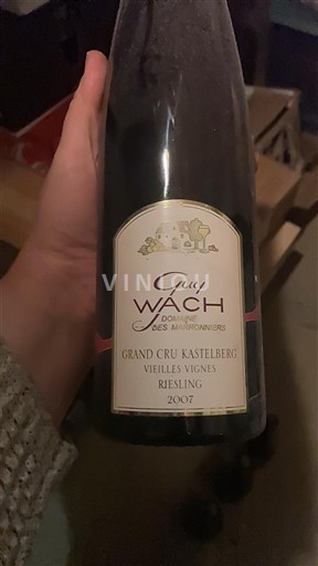 Alsace Ospecificerad Grand Cru Domaine Guy Wach - Domaine des Marronniers Vieilles Vignes 2007