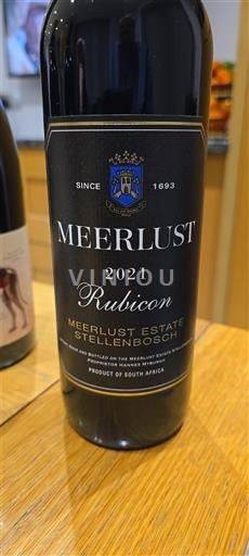 Küstenregion Stellenbosch Meerlust Estate Rubicon 2021