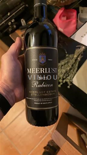 Kustområdet Stellenbosch Meerlust Estate Rubicon 2022