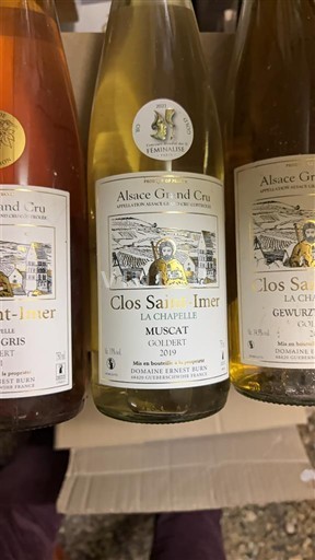 Alsazia Moscato Grand Cru Domaine Ernest Burn La Chapelle 2019