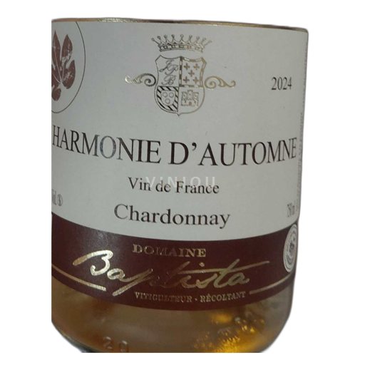Bourgogne Domaine Baptista Harmonie d'Automne 2024