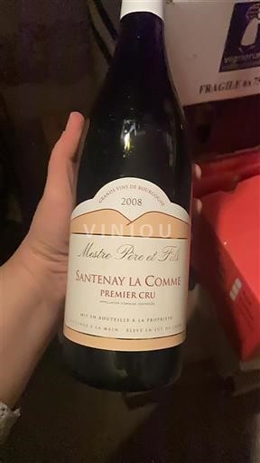 Burgundsko Santenay Premier Cru Mestre Père et Fils Santenay La Comme 2008