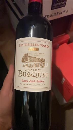 Bordeaux Lussac-Saint-Émilion Château Busquet Les Vieilles Vignes 2009