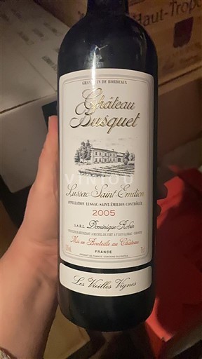 Bordeaux Lussac-saint-émilion Château Bousquet Les Vieilles Vignes 2005