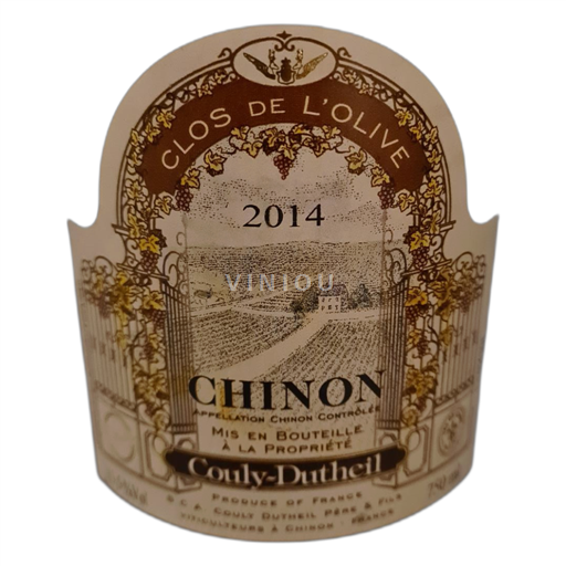Loiredalen Chinon Couly-Dutheil Clos de l'Olive 2014
