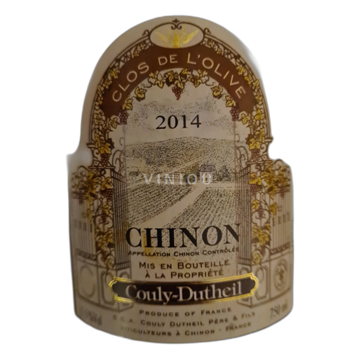Thung lũng sông Loire Chinon Couly-Dutheil Clos de l'Olive 2014