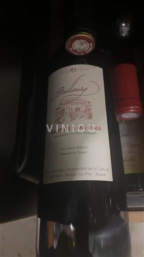 Vinhos Rouge sec Buillaty Domaine La Rectorie Non millésimé França Roussillon Banyuls AOC