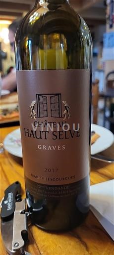 Bordeaux Graves Château Haut Selve 2017
