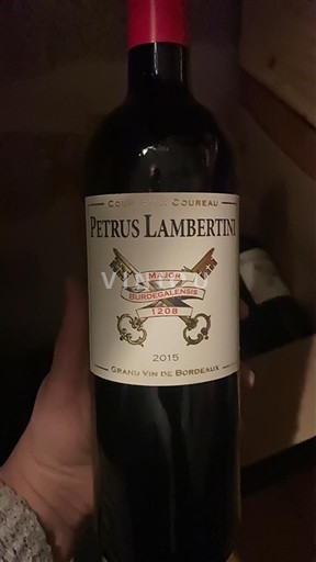 Bordeaux Petrus Lambertini 2015