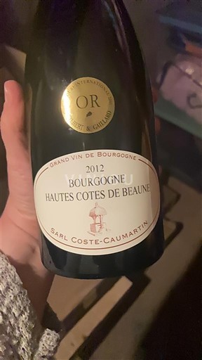 Burgundy Unspecified Coste-Caumartin 2012