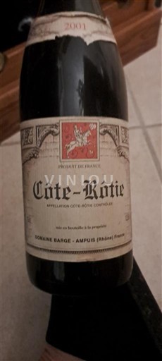 Valle del Ródano Côte-rôtie Domaine Sarge 2001