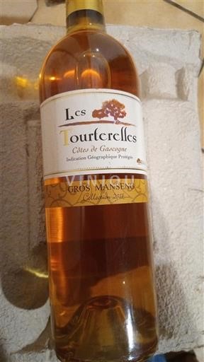Vini Blanc moelleux Gros Manseng Moelleux Les Tourterelles Non millésimé Francia Sud-Ovest Côtes de Gascogne IGP