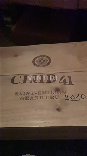Bordeaux Saint-Émilion Grand Cru Grand Cru Club 41 2010
