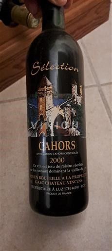Jugozahod Cahors Château Vincens Sélection 2000