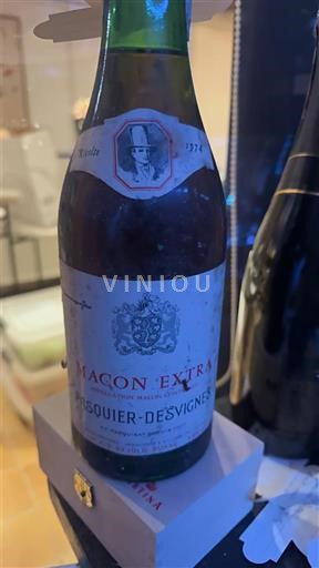 Bourgondië Mâcon en mâcon-dorpen Grosquier-Désvignes Mâcon Extra 1974