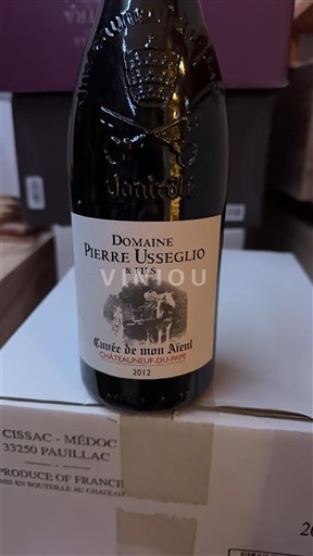 Vale do Ródano Châteauneuf-du-Pape Domaine Pierre Usseglio & Fils de mon Aïeul 2012
