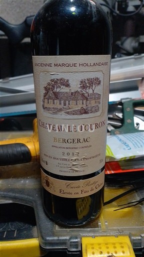 Sydvestfrankrig Bergerac Château Le Touron Prestige 2012