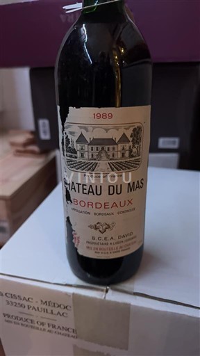 Bordeaux Château Mas 1989