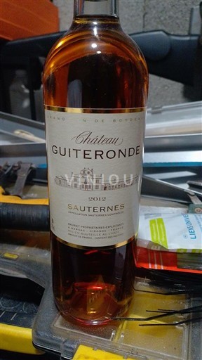 Bordeaux Sauternes Château Guiteronde 2012