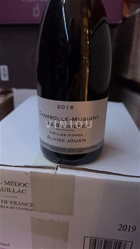 Bourgondië Chambolle-Musigny Olivier Jouan Les Bussières Vieilles Vignes 2018