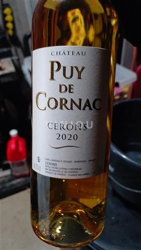 Bordeaux Cérons Château Puy de Cornac 2020