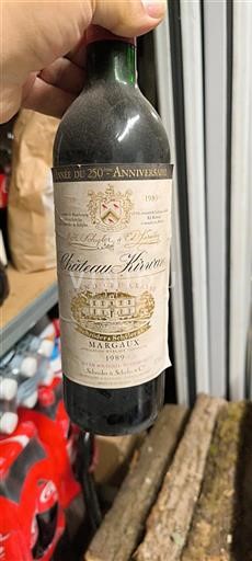 Burdeos Margaux Grand Cru Château Kirwan 1989