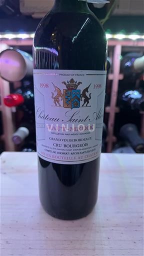 Burdeos Haut-Médoc Cru Bourgeois Château Saint Ahon 1998