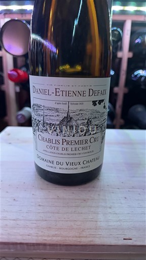 Burgundsko Chablis Premier Cru Domaine Vieux Château Côte de Lechet 2006
