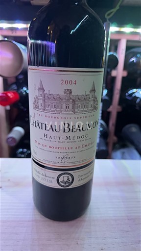 Bordeaux Haut-Médoc Cru Bourgeois Supérieur Château Beaumont 2004