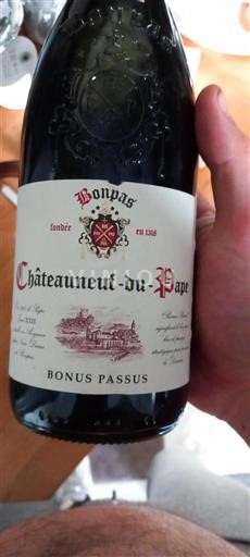 Rhônedalen Châteauneuf-du-Pape Bonpas Bonus Passus 2018