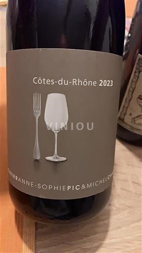 Víno Rouge sec Mathieranne Sophie Pic & Michel 2023 Francie Údolí Rhôny Côtes-du-Rhône AOC