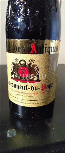 Vale do Ródano Châteauneuf-du-Pape Clos des Antiques 2014