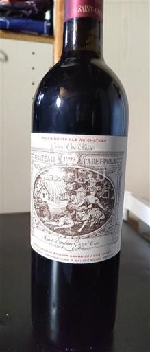 Bordeaux Saint-Émilion Grand Cru Grand Cru Château Cadet-Piola Classique 1999
