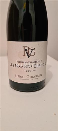 Borgoña Pommard Premier Cru Pierre Girardin Les Grands Epenots 2020